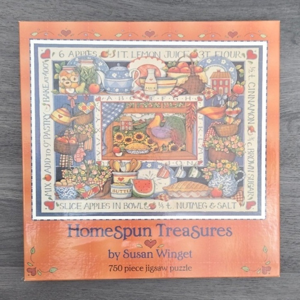 Ceaco HomeSpun Treasures Susan Winget 750 Piece Jigsaw Puzzle Vintage 1997